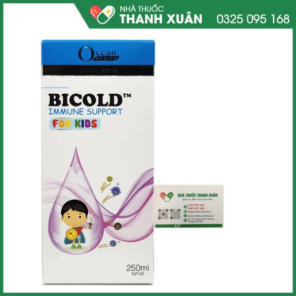 Bicold Immune Support for Kids hỗ trợ tăng cường sức đề kháng cho trẻ